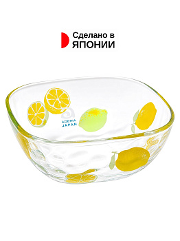 Тарелка глубокая лимон 230 мл 11х11х4,8 см, ADR-061270