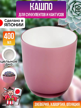 Кашпо для цветов мини 400 мл Д9х9.5 см, Y-727376