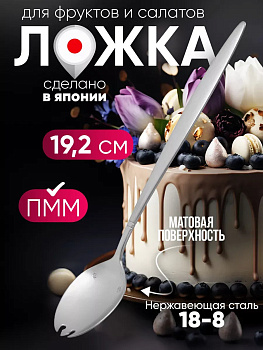 Ложка для фруктов 19,2х3х0,2 см TD-455522