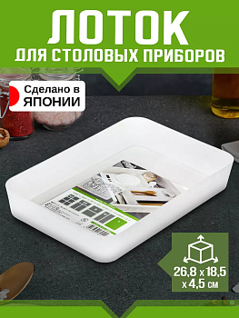 Органайзер-лоток для хранения (L), 26,8*18,5*4,5 см, K-301