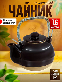 Чайник заварочный 1,6 л 21,8х16,7х23,5 см, AW-032084