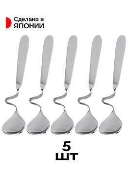 Набор ложек для меда и варенья 5 шт, 14,8х3,3х1 см, T-0013