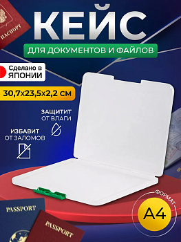 IZUMI / Органайзер для канцелярских принадлежностей и файлов А4 30,7*23,7*2 см зеленый, 3567GR