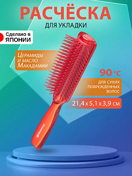 Щетка массажная д/волос церамид, CRM-1000
