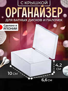 IZUMI / Органайзер с крышкой на защелке 10*6,6*4,2 см 3267
