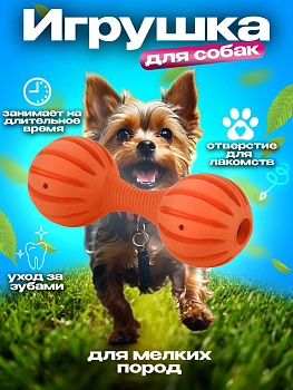 Игрушка развивающая для собак 12х4,5х4,5 см , R-953587