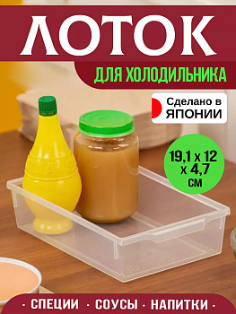 Кухонный органайзер-лоток/ лоток для мелочей 19,1*12*4,7 Sanada D-5989