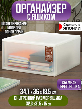 SANKO / Органайзер с 1 выкатным ящиком 34,7*36*18,5 SO-426666