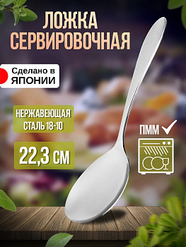 Ложка сервировочная 22,3х6х0,2 см, TD-109962